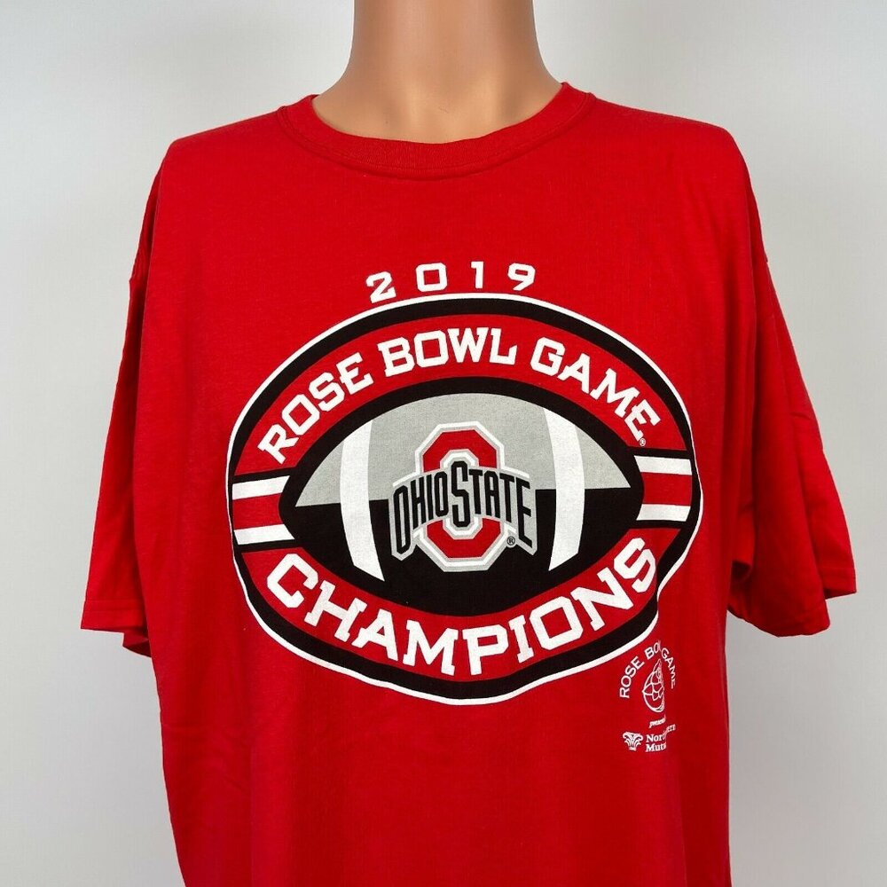 Ohio State Buckeyes 2019 Rose Bowl Game T Shirt NCAA College Football Red L